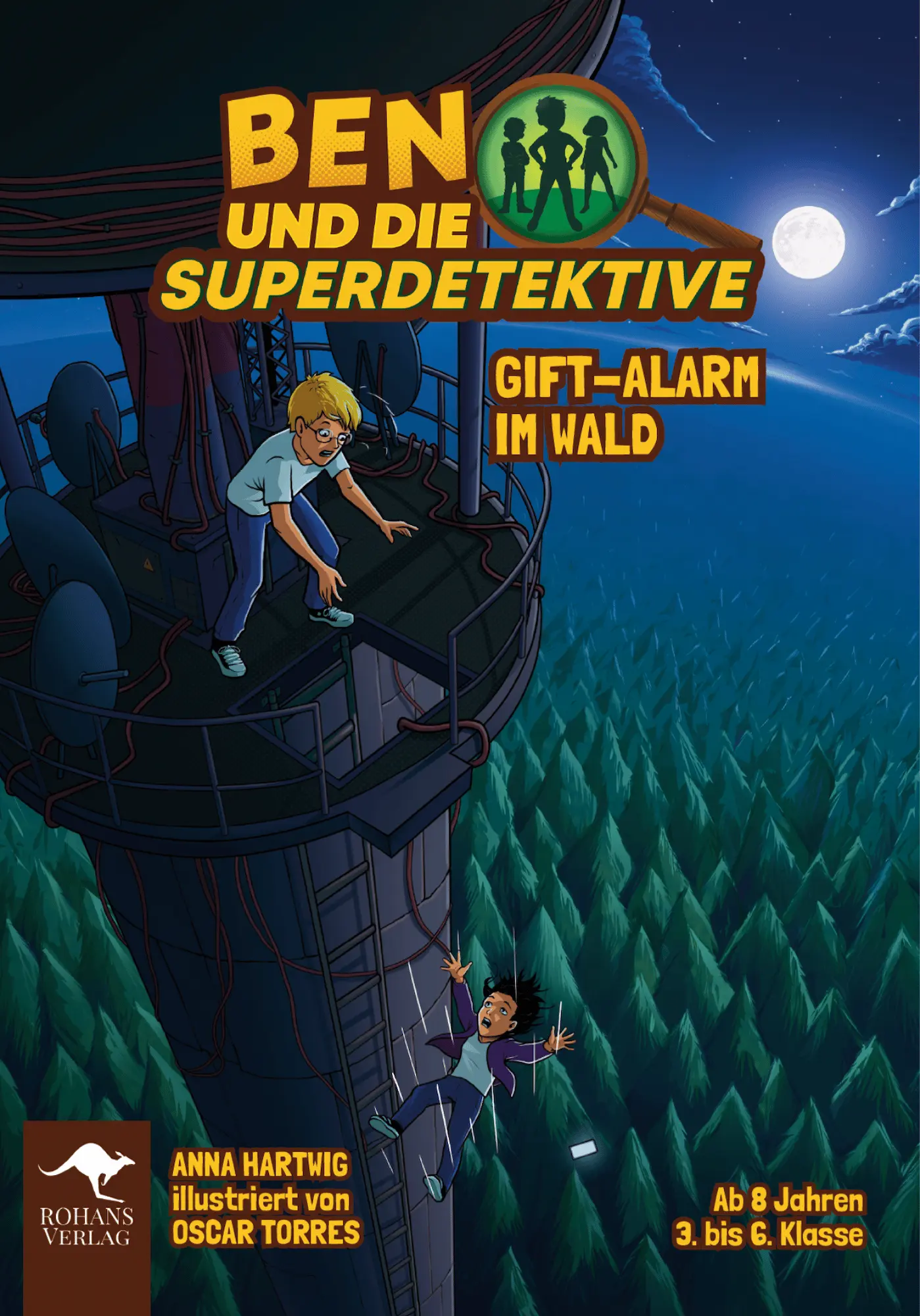 ben und die superdetektive, gift-alarm, im wald, superkräfte, rohans verlag