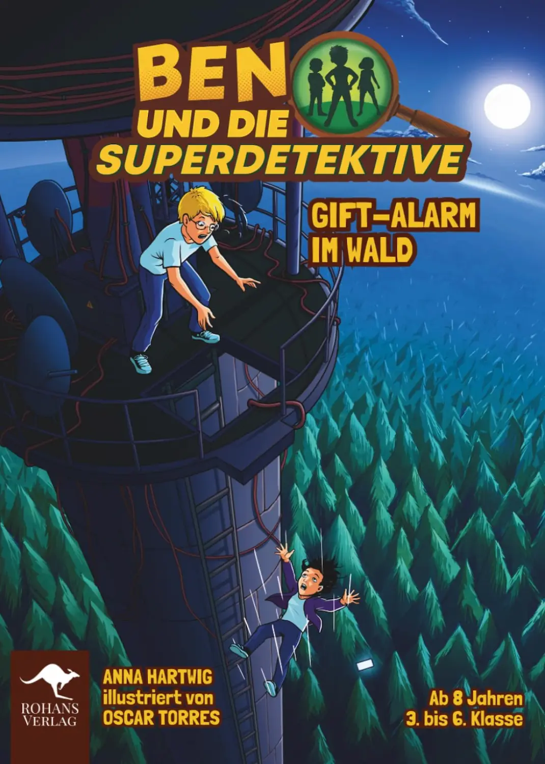 ben und die superdetektive, gift-alarm, im wald, superkräfte, rohans verlag
